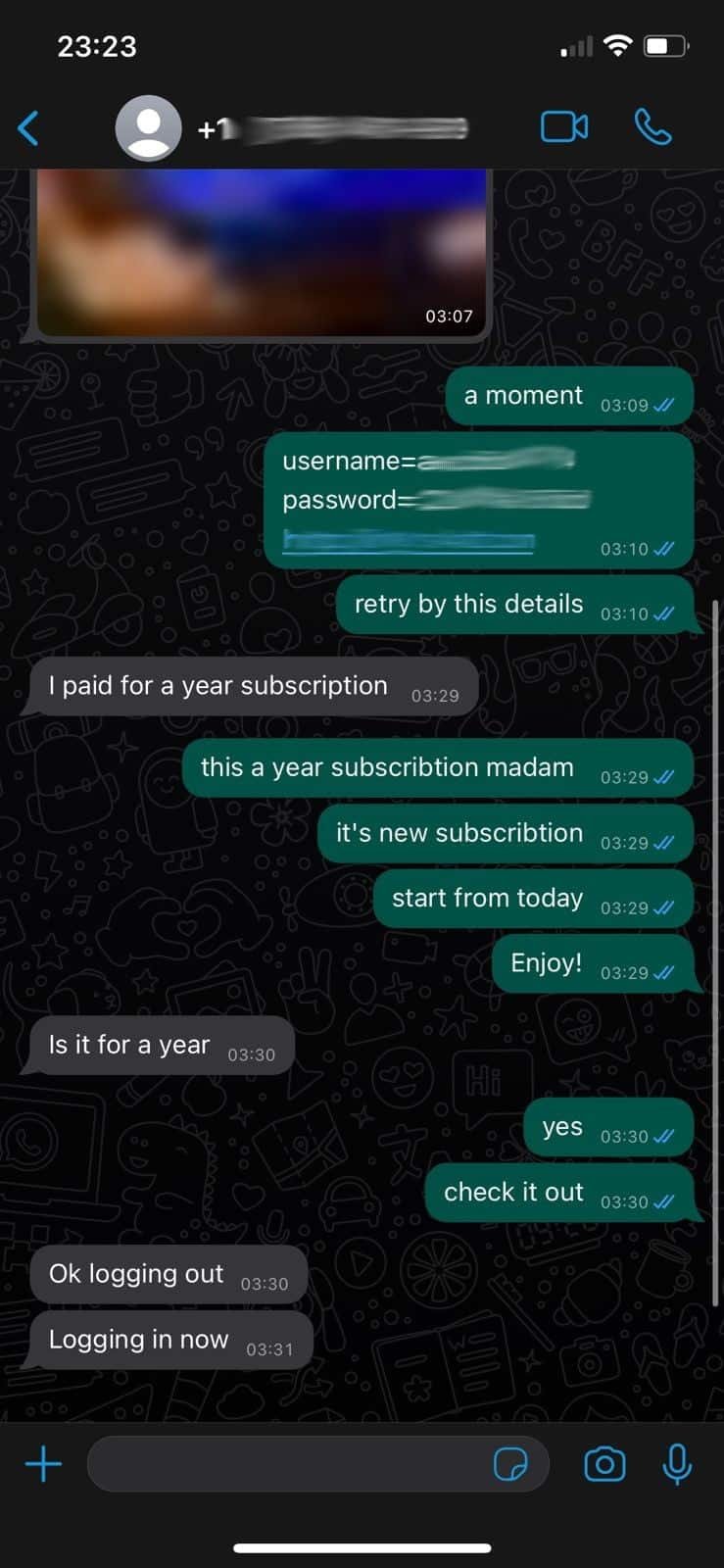 Positive experience with TV streaming service