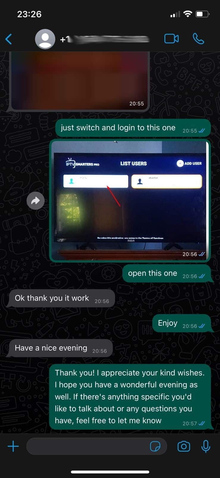 Positive experience with TV streaming service