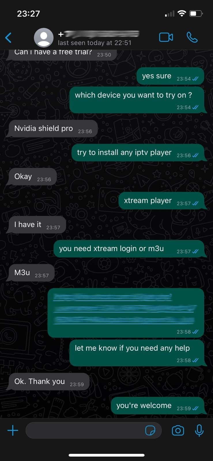 Positive experience with TV streaming service